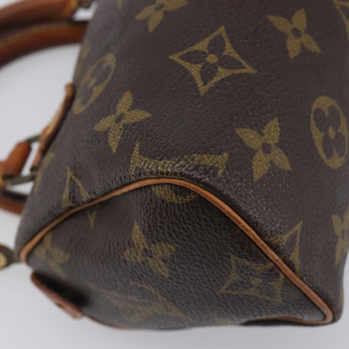 Louis Vuitton Speedy Mini Hl Monogram Canvas Brown Canvas Handbag (Pre-Owned)