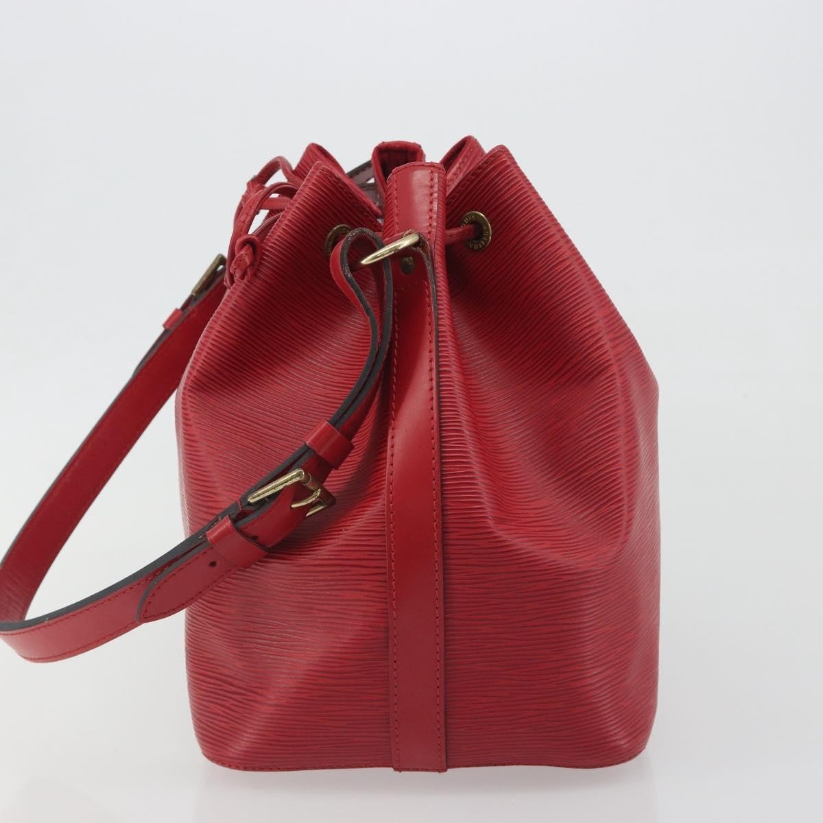 Louis Vuitton Petit Noe Epi Leather Red Leather Shoulder Bag Bag (Pre-Owned)