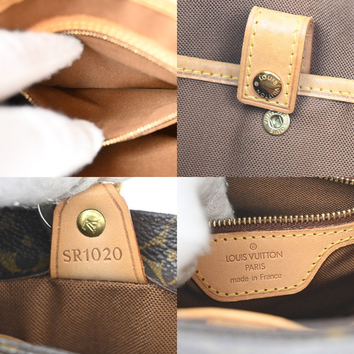 Louis Vuitton Vavin Monogram Brown Canvas Tote Bag Bag (Pre-Owned)