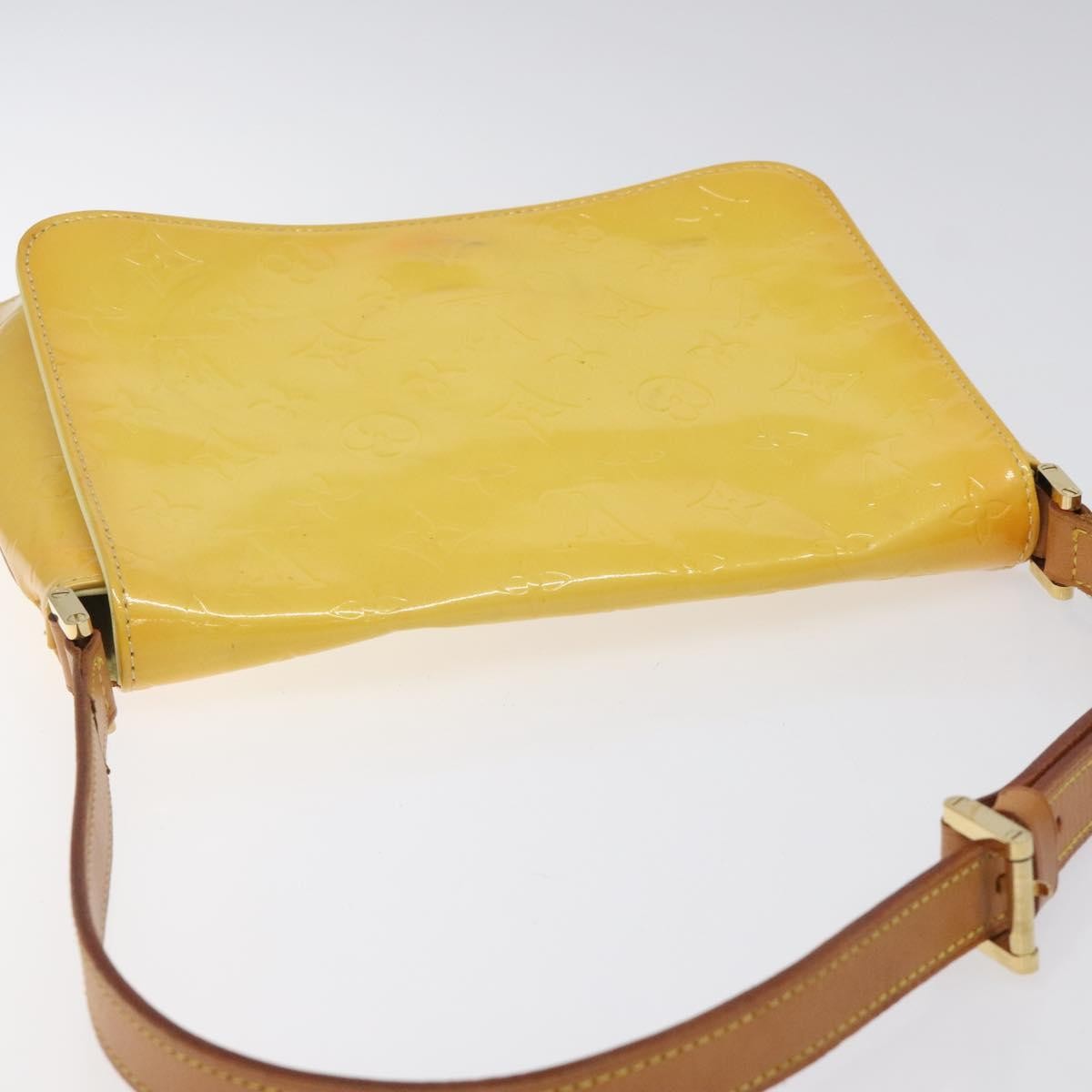 Louis Vuitton Thompson Street Monogram Vernis Yellow Patent_Leather Shoulder Bag Bag (Pre-Owned)