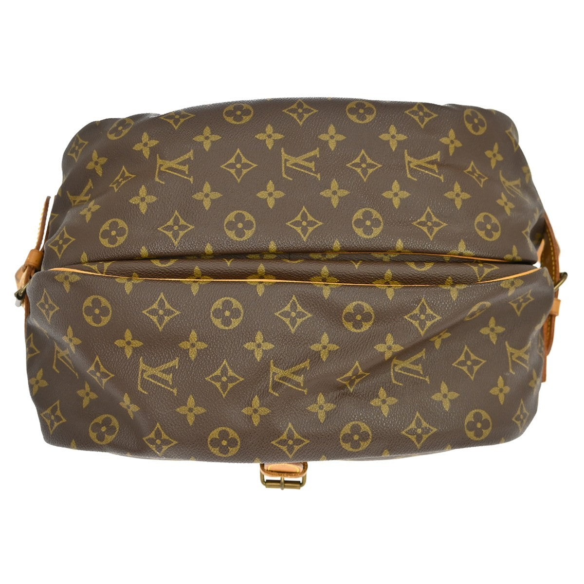 Louis Vuitton Saumur Monogram Canvas Brown Canvas Handbag (Pre-Owned)