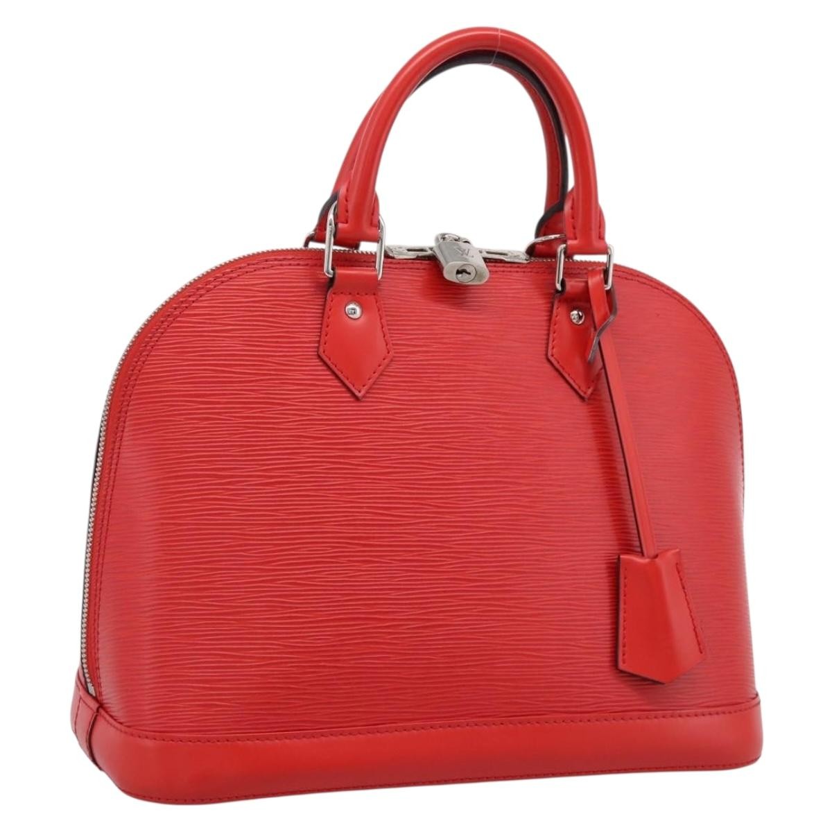 Louis Vuitton Alma Epi Red Leather Handbag (Pre-Owned)