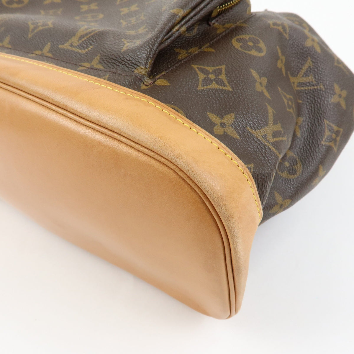 Louis Vuitton Vintage Montsouris Monogram Canvas Brown Canvas Backpack Bag (Pre-Owned)