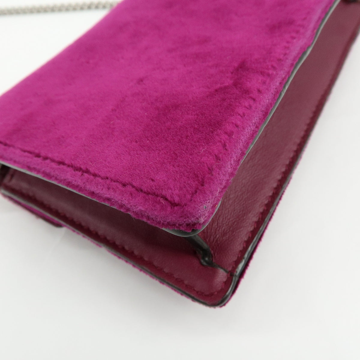 Gucci Dionysus Velvet Purple Velvet Handbag (Pre-Owned)