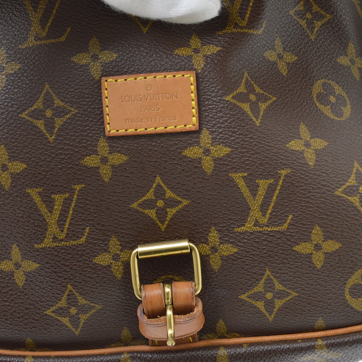 Louis Vuitton Saumur Monogram Canvas Brown Canvas Shoulder Bag Bag (Pre-Owned)