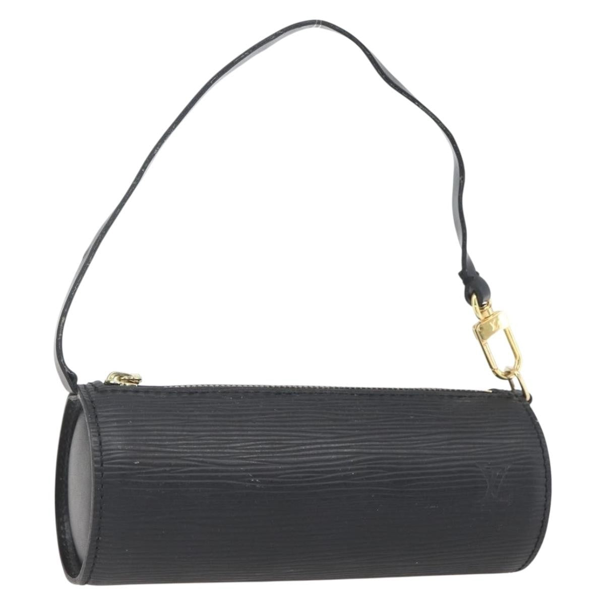 Louis Vuitton Soufflot Pochette Epi Leather Black Leather Clutche & Pouche Bag (Pre-Owned)