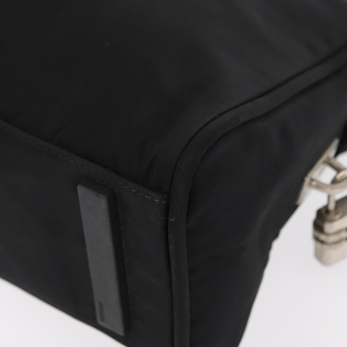 Prada Bowling Shoulder Tessuto Black Nylon Shoulder Bag Bag (Pre-Owned)