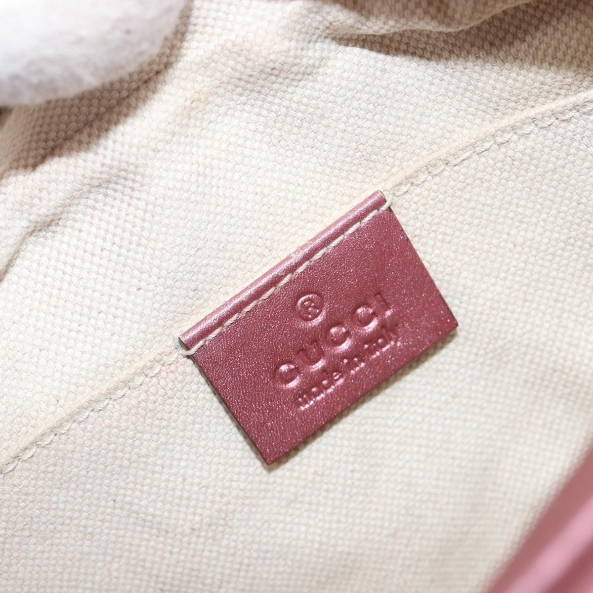 Gucci Sunshine Disco Microguccissima Leather Pink Leather Crossbody Bag Bag (Pre-Owned)