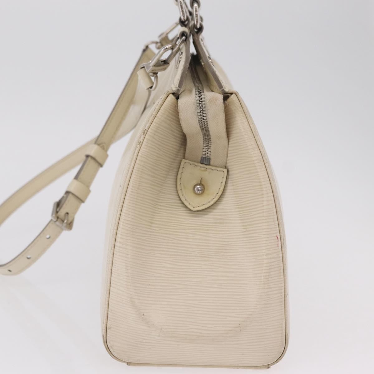Louis Vuitton Brea Epi Leather White Leather Handbag (Pre-Owned)