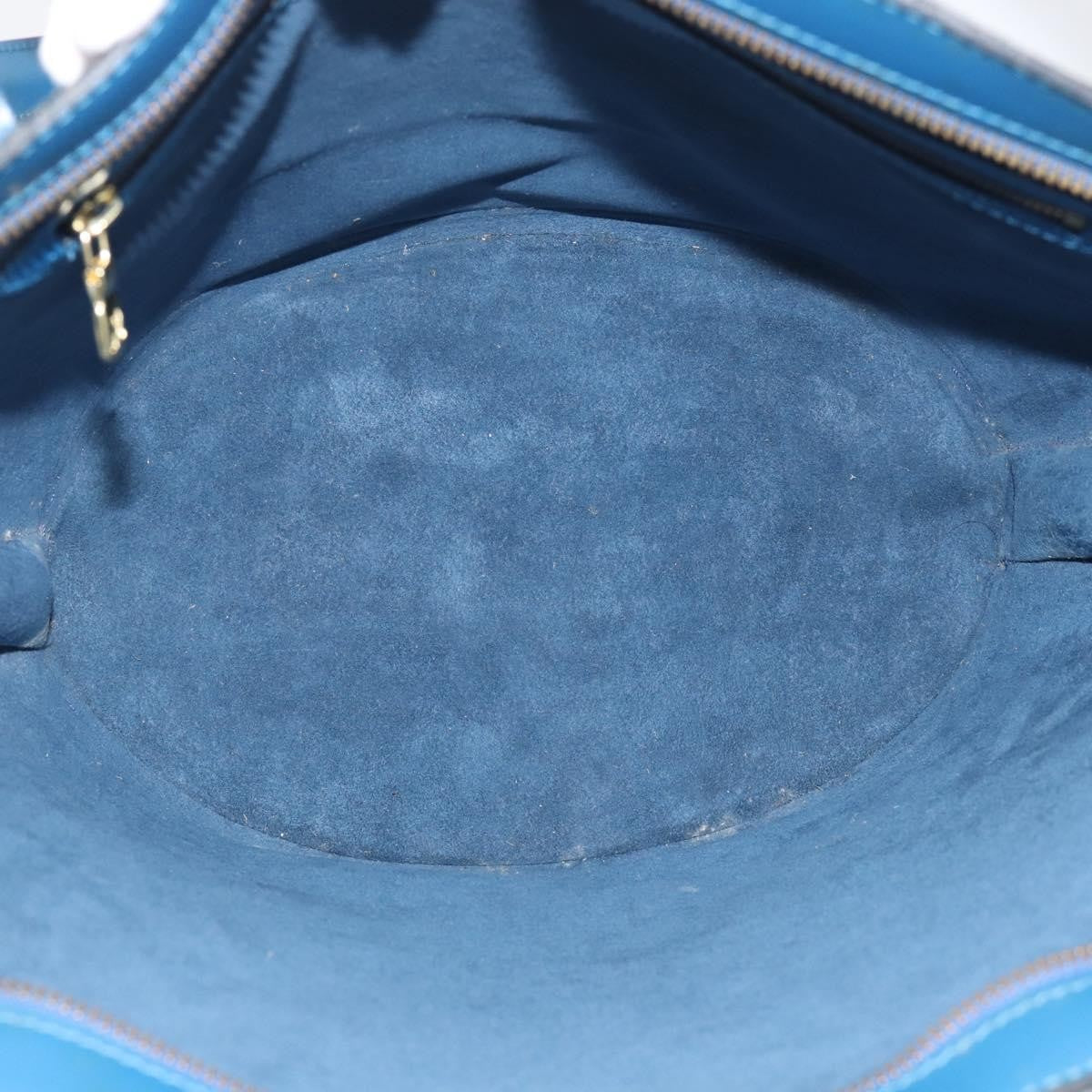 Louis Vuitton Saint Jacques Epi Leather Blue Leather Handbag (Pre-Owned)