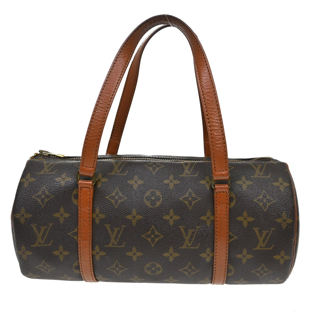 Louis Vuitton Papillon Monogram Canvas Brown Canvas Handbag (Pre-Owned)