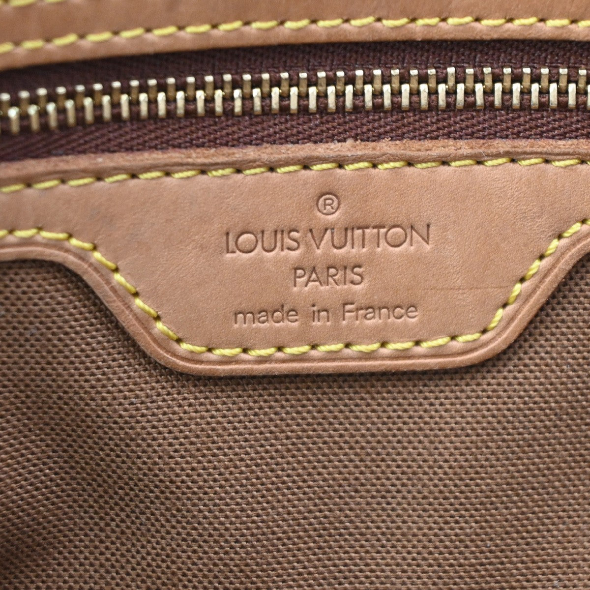 Louis Vuitton Cabas Piano Monogram Canvas Brown Canvas Tote Bag Bag (Pre-Owned)
