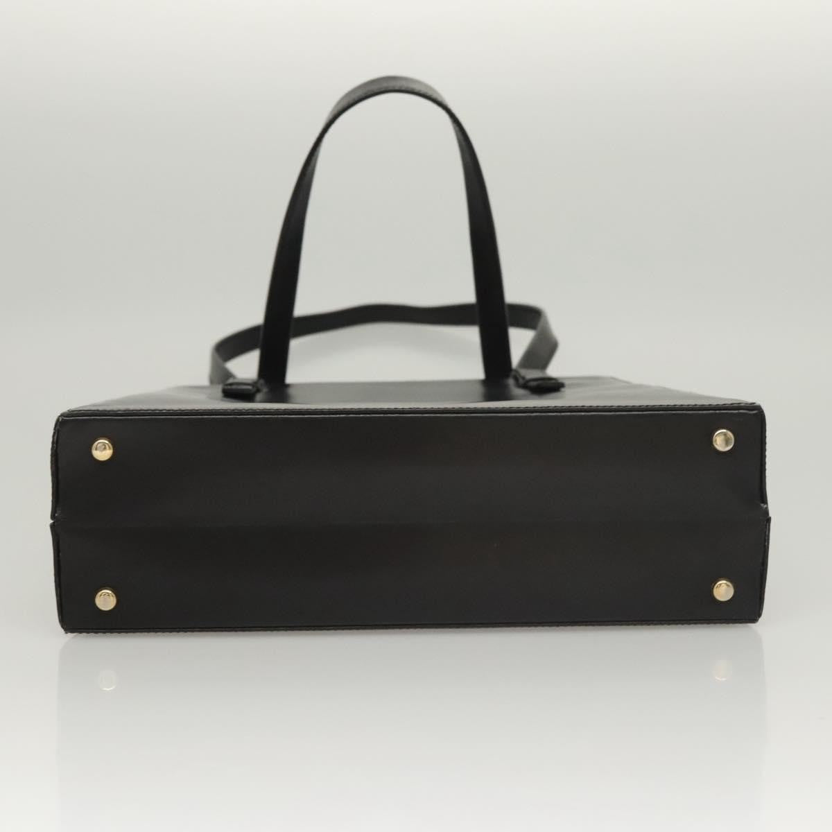 Celine Vintage Leather Black Leather Shoulder Bag Bag (Pre-Owned)