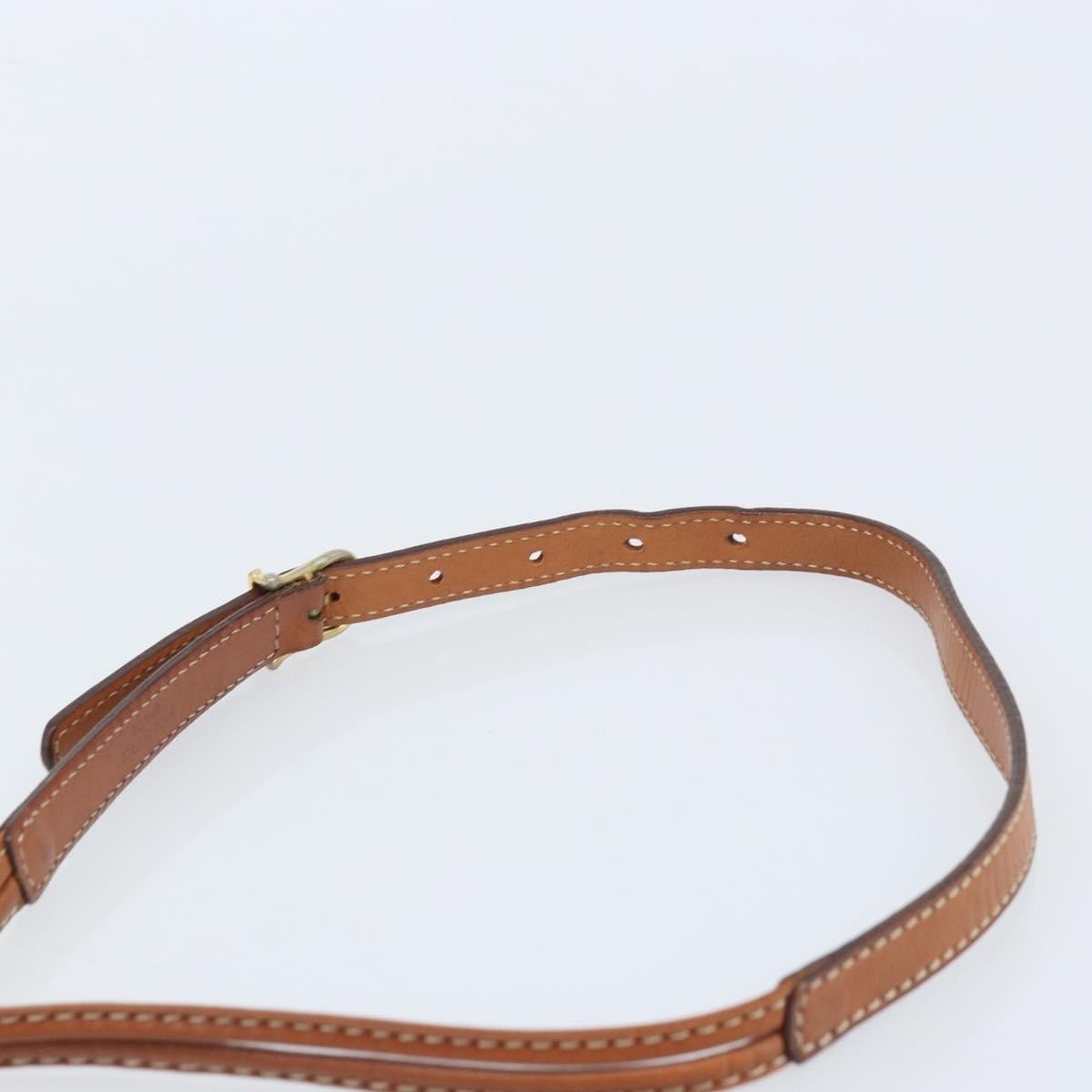 Celine Vintage Macadam Canvas And Leather Beige Canvas Shoulder Bag Bag (Pre-Owned)