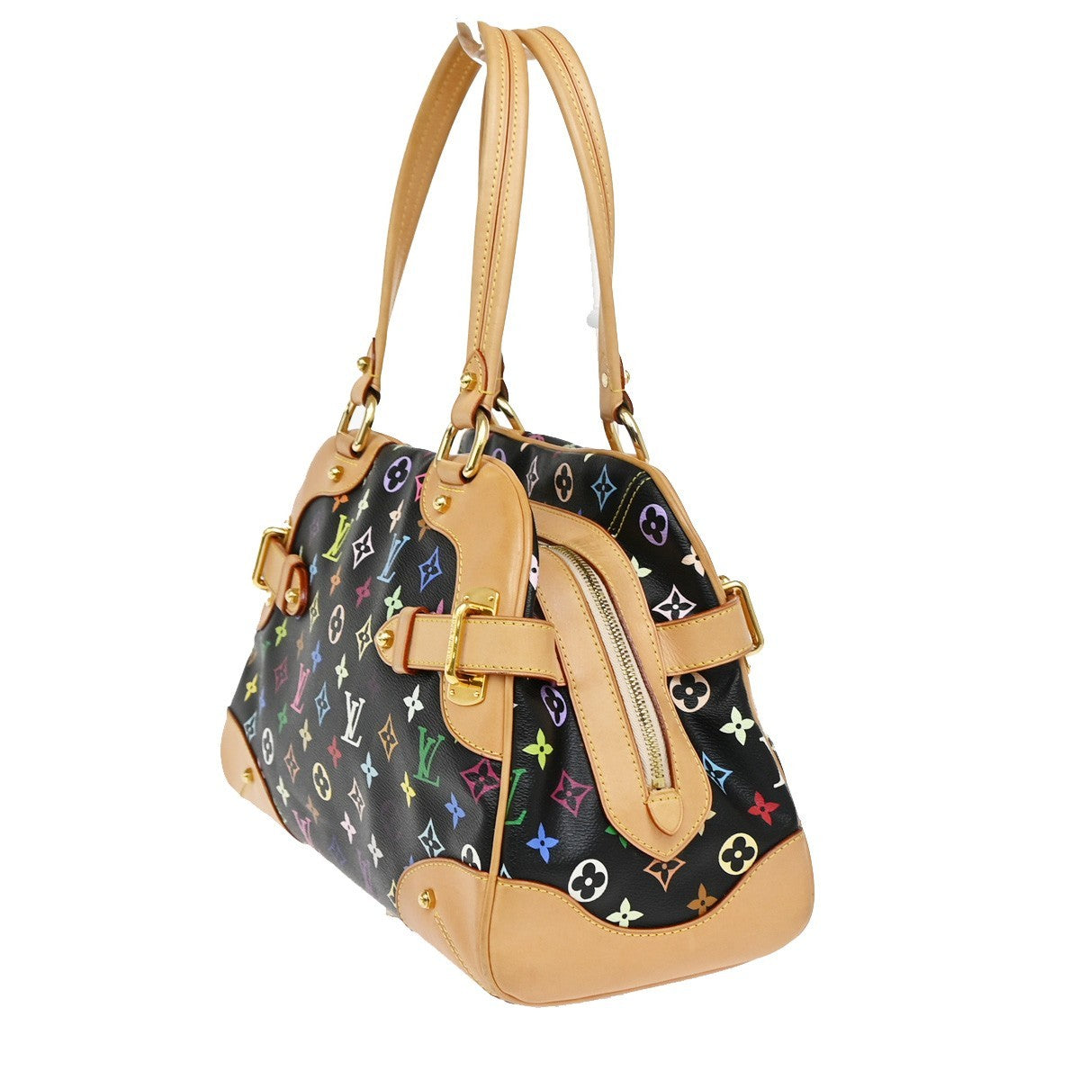 Louis Vuitton Claudia Monogram Multicolor Multicolour Canvas Handbag (Pre-Owned)