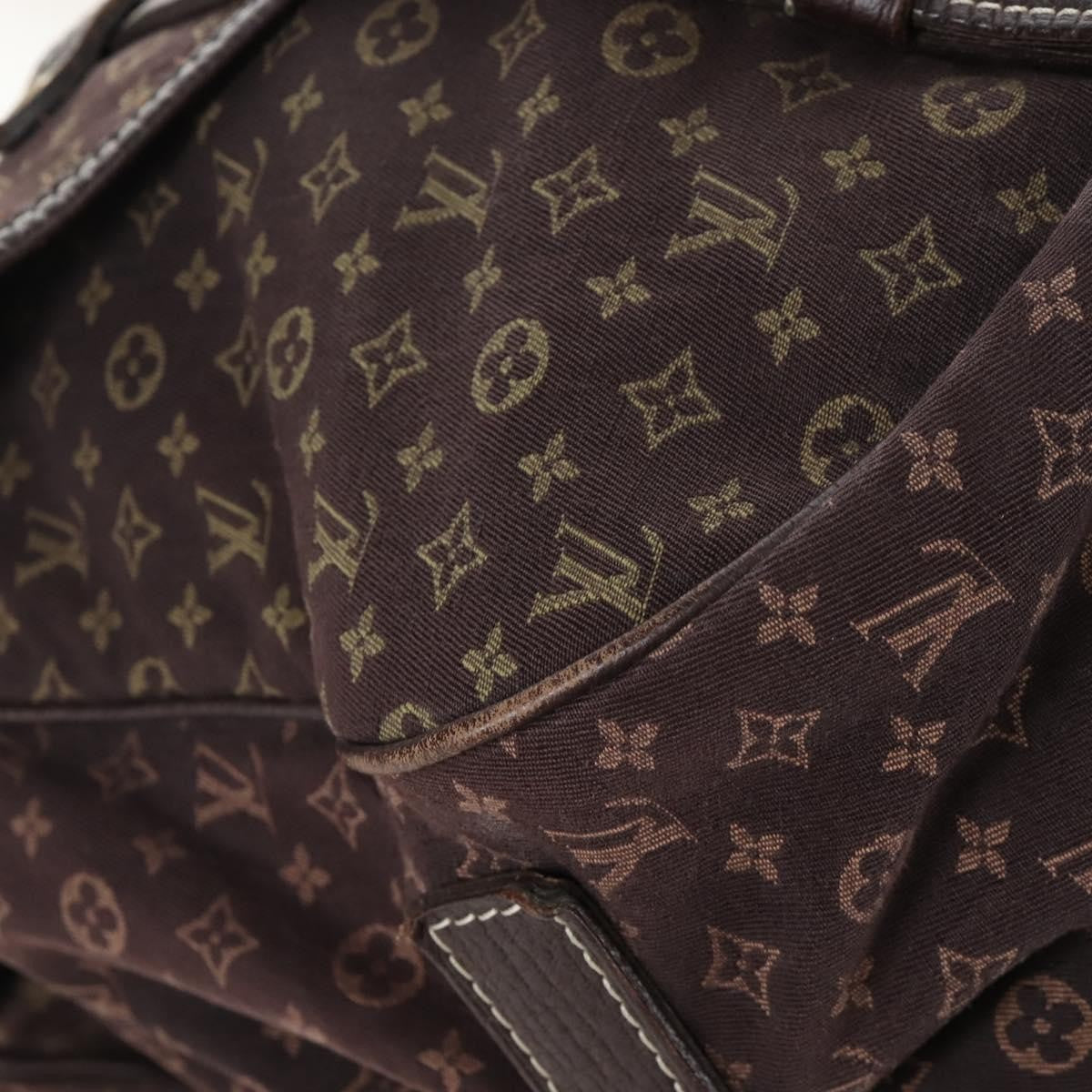 Louis Vuitton Saumur Mini Lin Brown Canvas Shoulder Bag Bag (Pre-Owned)