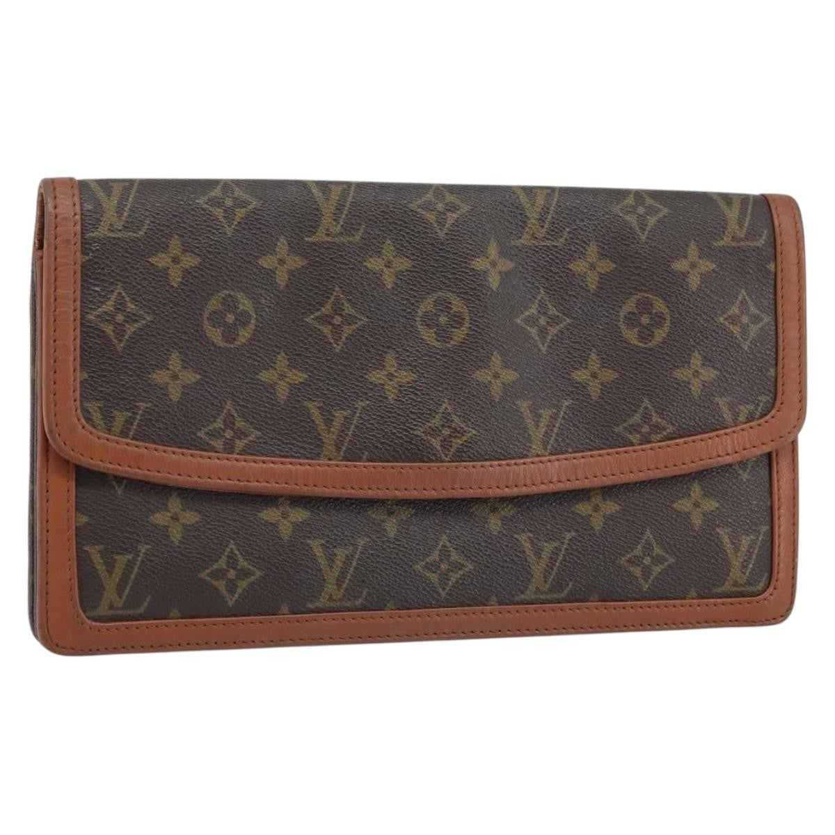 Louis Vuitton Dame Pochette Monogram Canvas Brown Canvas Clutche & Pouche Bag (Pre-Owned)