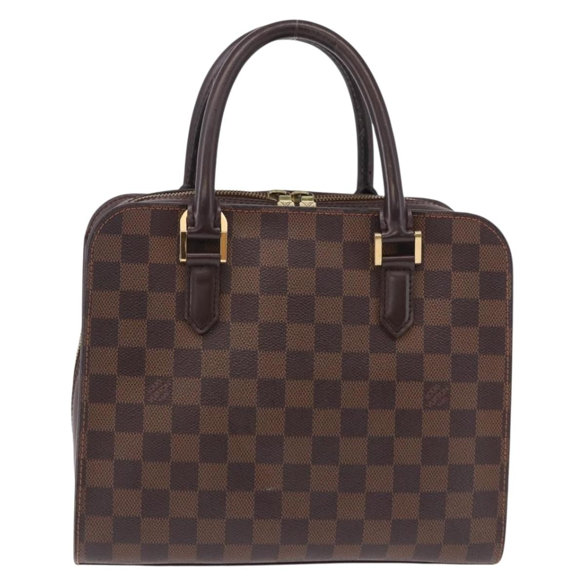 Louis Vuitton Triana Damier Brown Canvas Handbag (Pre-Owned)