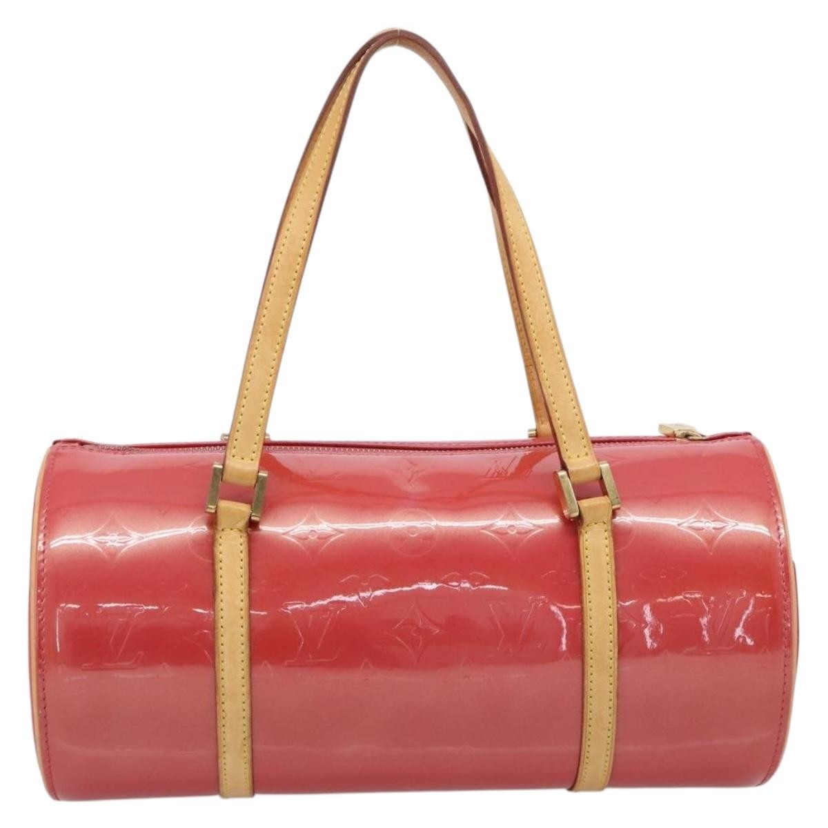 Louis Vuitton Bedford Monogram Vernis Pink Patent_Leather Handbag (Pre-Owned)