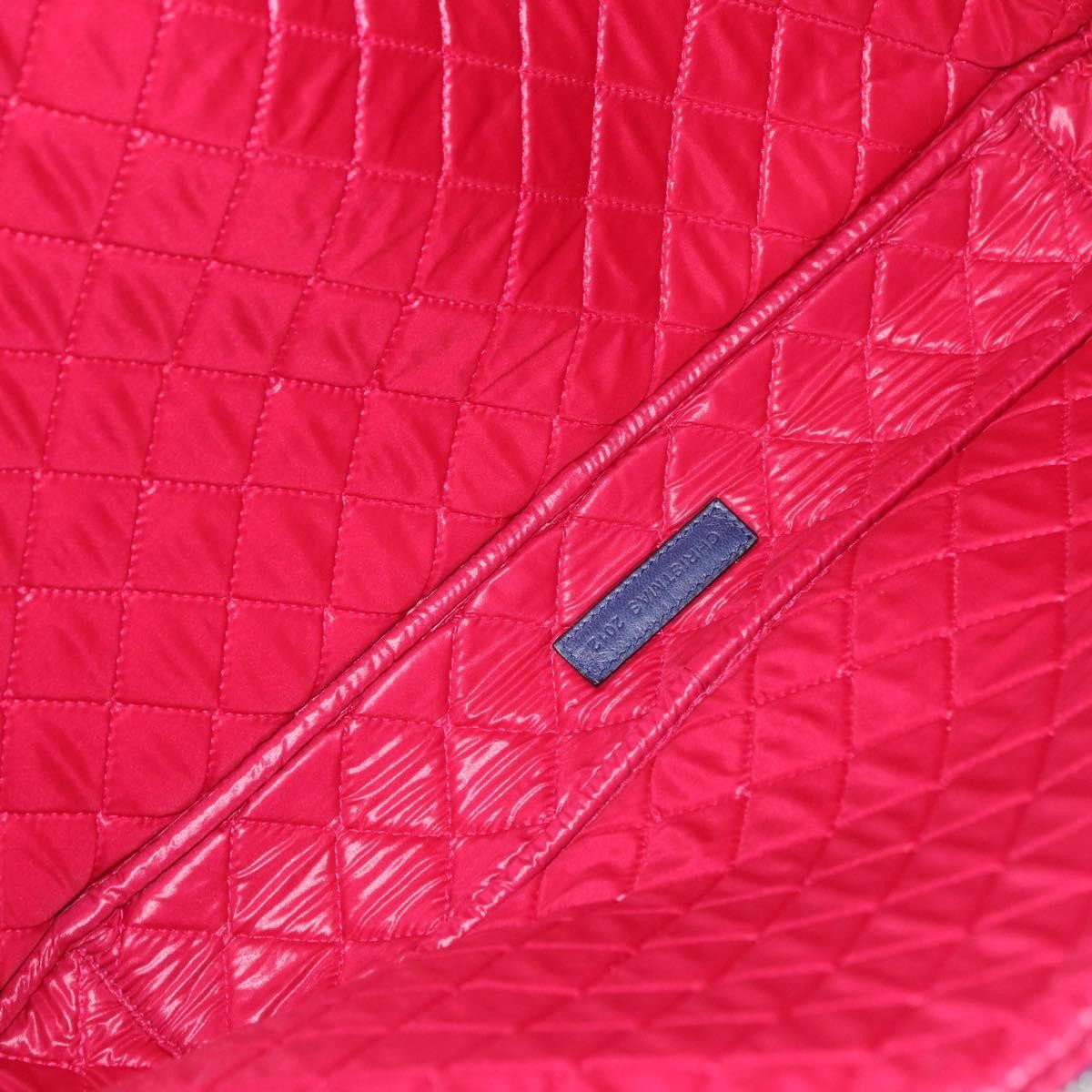 Chanel Laptop Sleeve Quilted Nylon Blue Nylon Clutche & Pouche Bag (Pre-Owned)