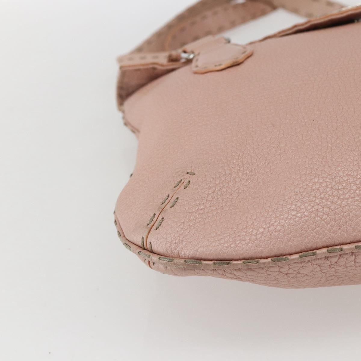 Fendi Selleria Tote Leather Pink Leather Tote Bag Bag (Pre-Owned)