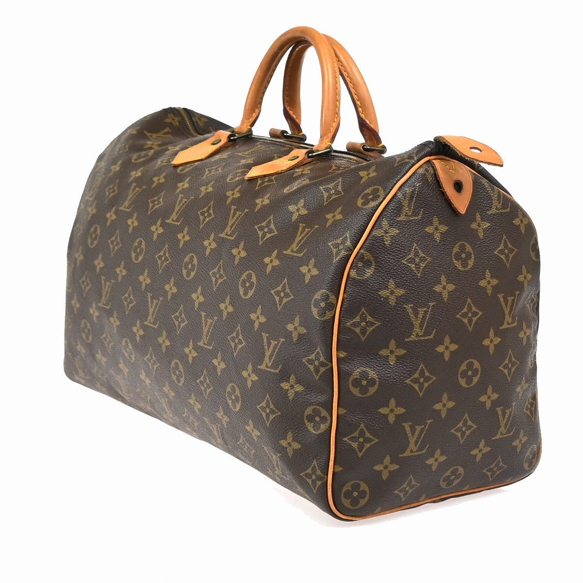 Louis Vuitton Speedy Monogram Canvas Brown Canvas Handbag (Pre-Owned)