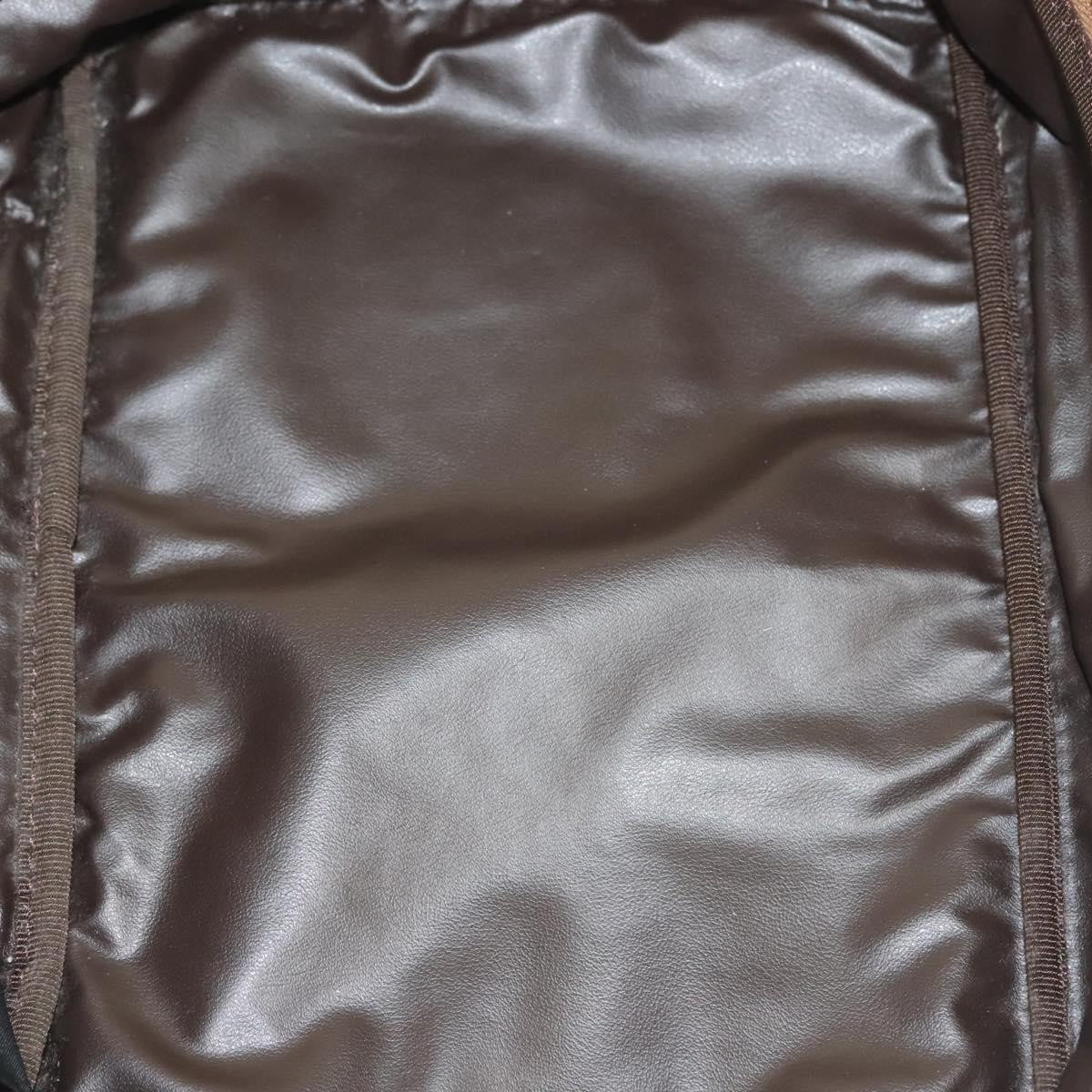 Celine Vintage Toiletry Macadam Coated Canvas Beige Canvas Toiletry Case Accessory (Pre-Owned)