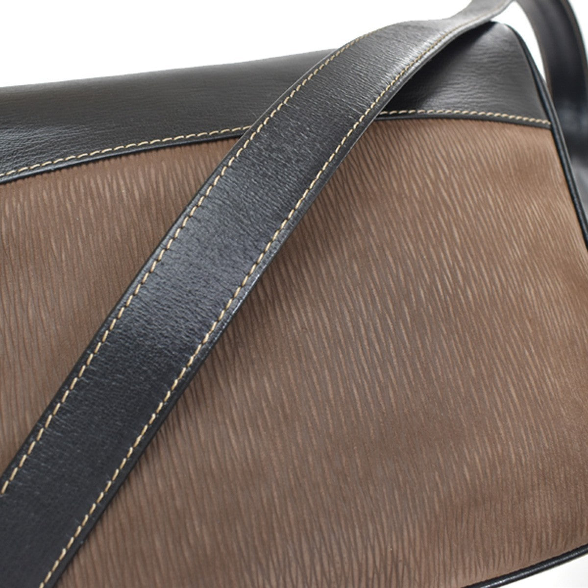Loewe Velazquez Shoulderbag Leather Brown Leather Shoulder Bag Bag (Pre-Owned)