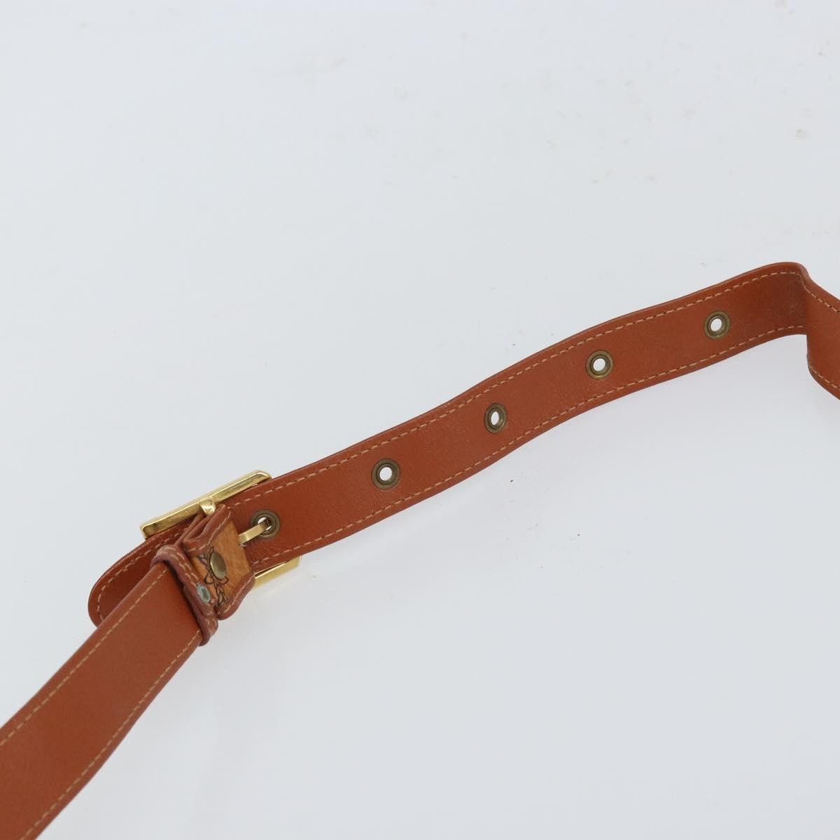 MCM Visetos Pvc Brown Pvc Shoulder Bag Bag (Pre-Owned)