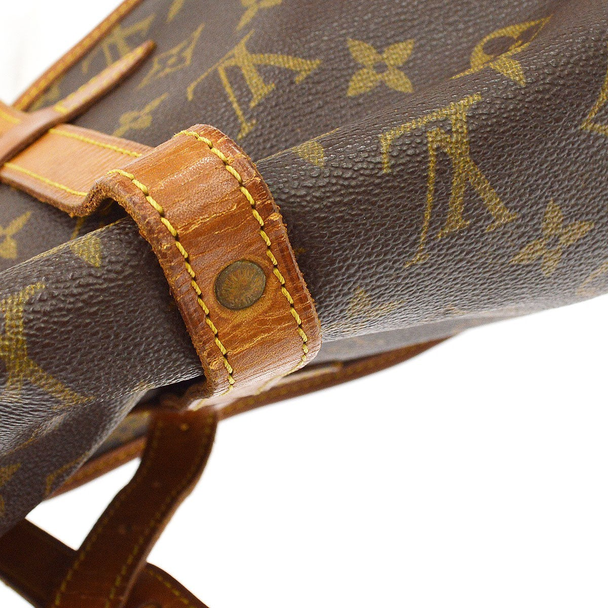 Louis Vuitton Saumur Monogram Canvas Brown Canvas Shoulder Bag Bag (Pre-Owned)