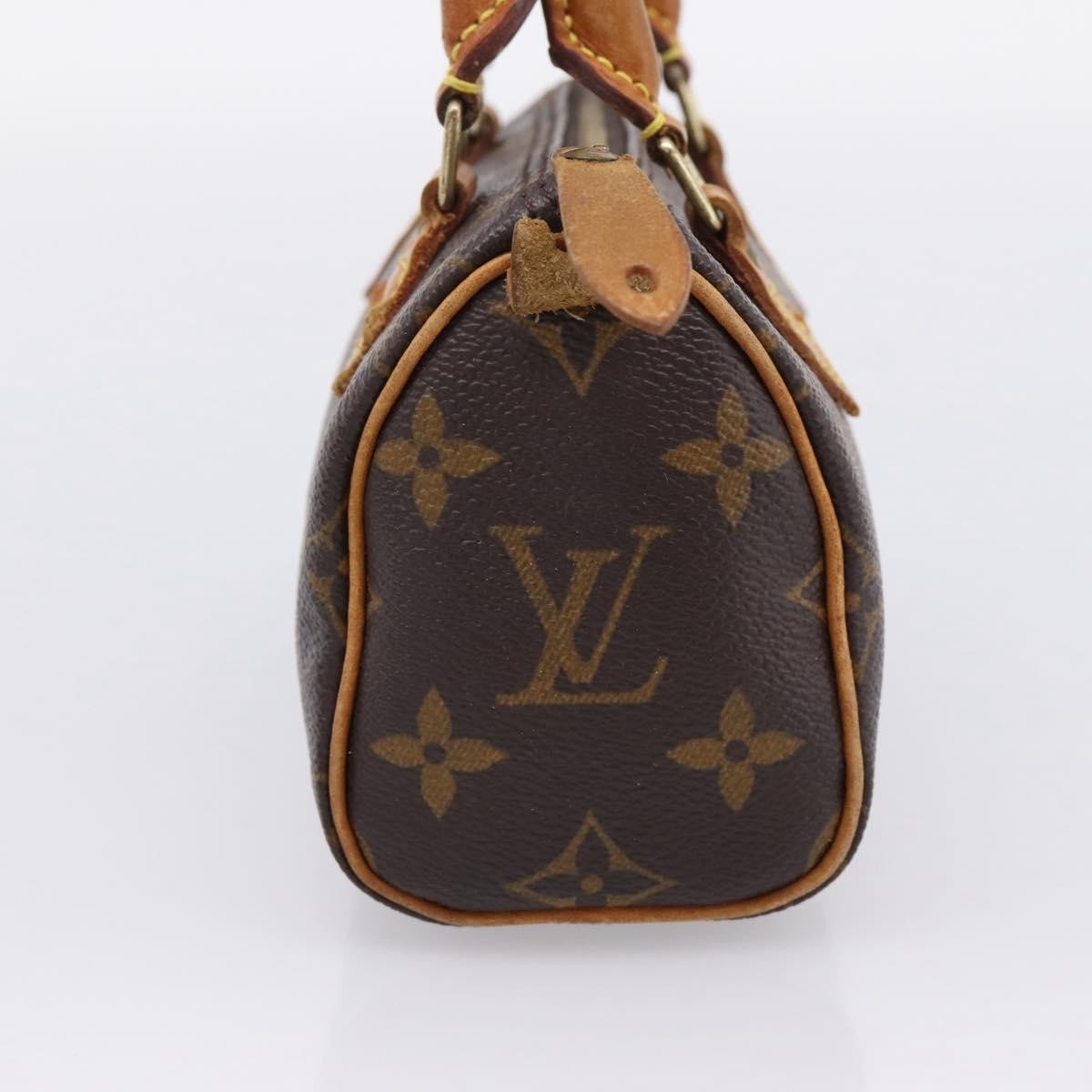 Louis Vuitton Speedy Mini Hl Monogram Canvas Brown Canvas Handbag (Pre-Owned)