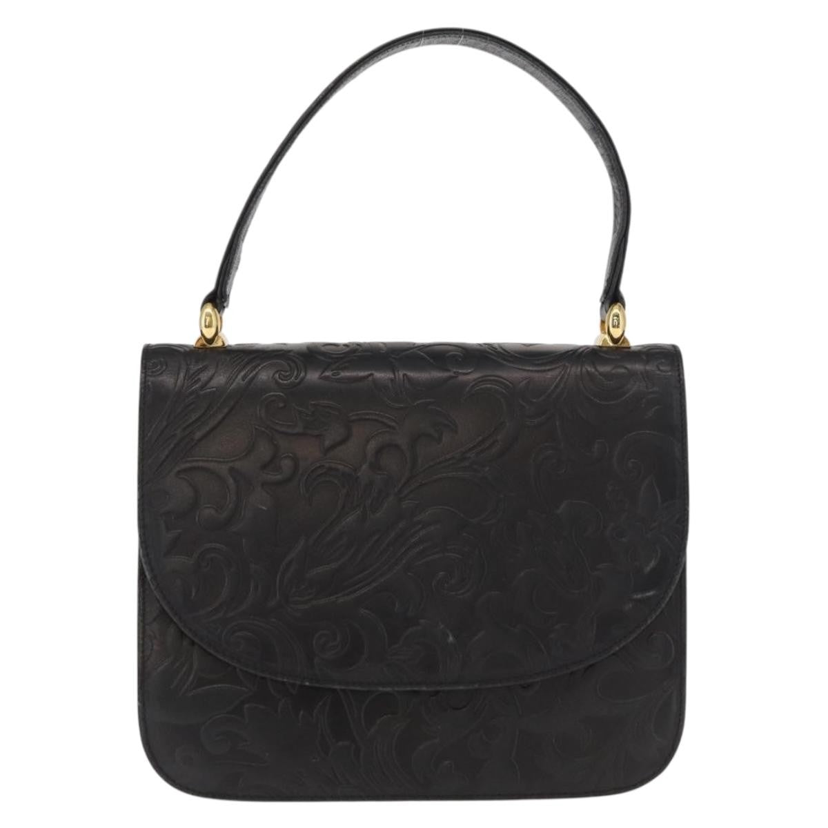 Balenciaga Vintage Leather Black Leather Handbag (Pre-Owned)