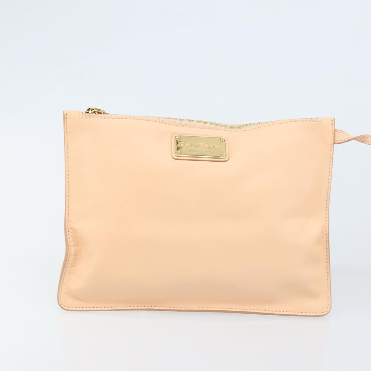 Salvatore Ferragamo Sookie Satchel Leather Pink Leather Handbag (Pre-Owned)