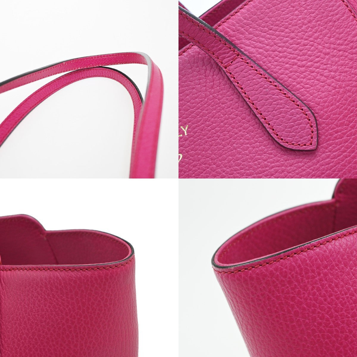 Gucci Swing Tote Leather Pink Leather Tote Bag Bag (Pre-Owned)