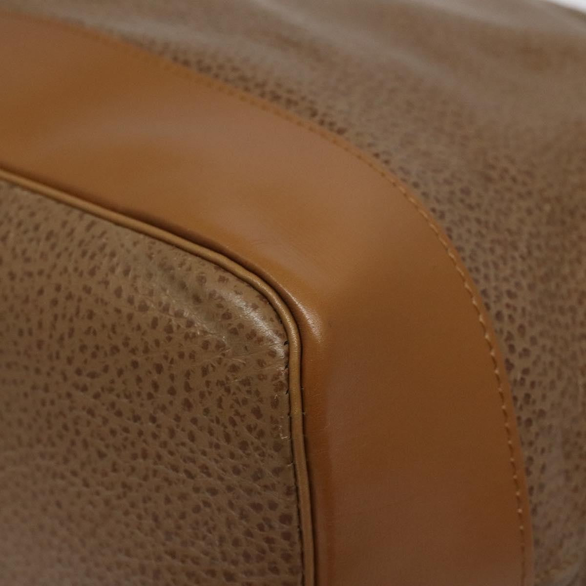Christian Dior Vintage Leather Brown Leather Shoulder Bag Bag (Pre-Owned)
