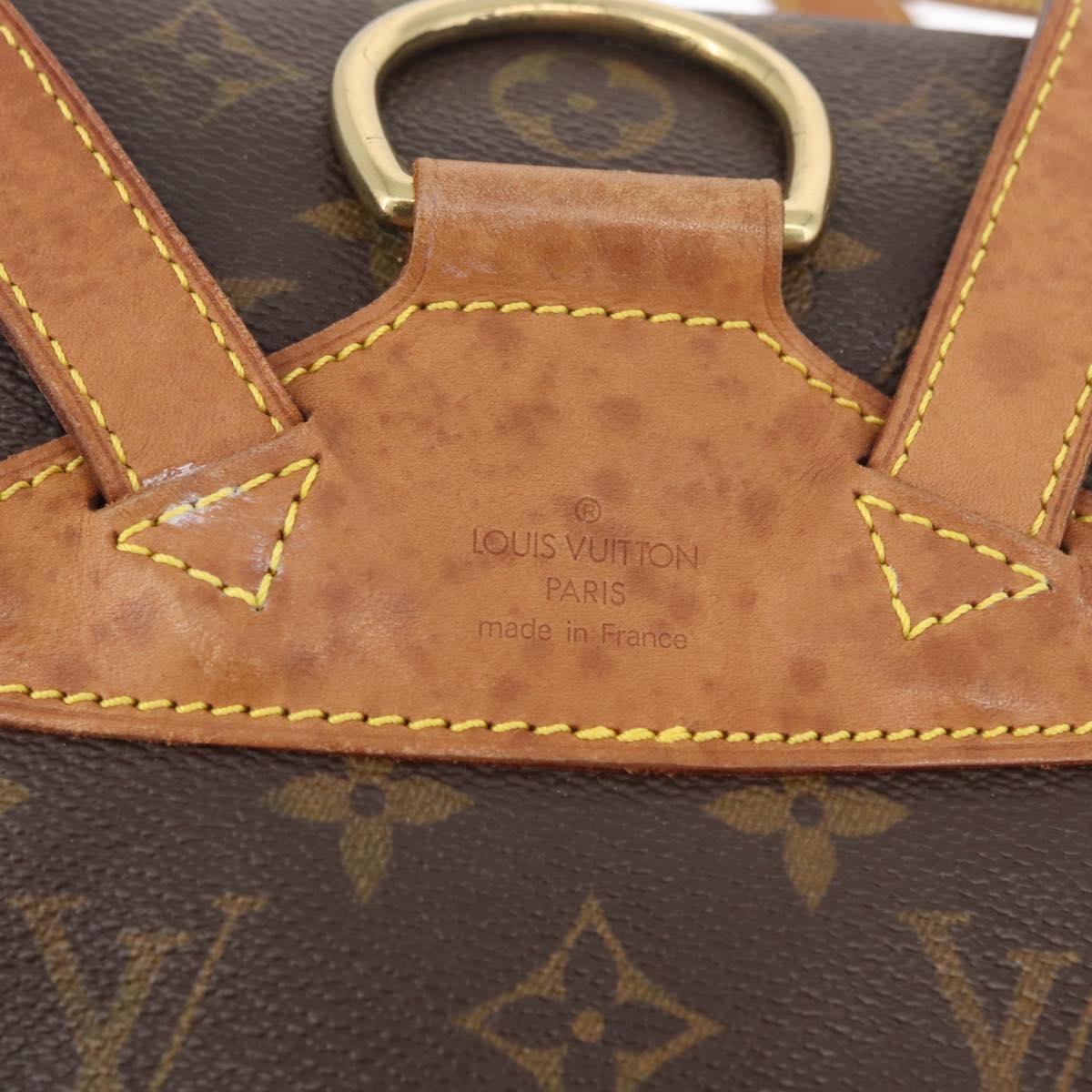 Louis Vuitton Vintage Montsouris Monogram Canvas Brown Canvas Backpack Bag (Pre-Owned)
