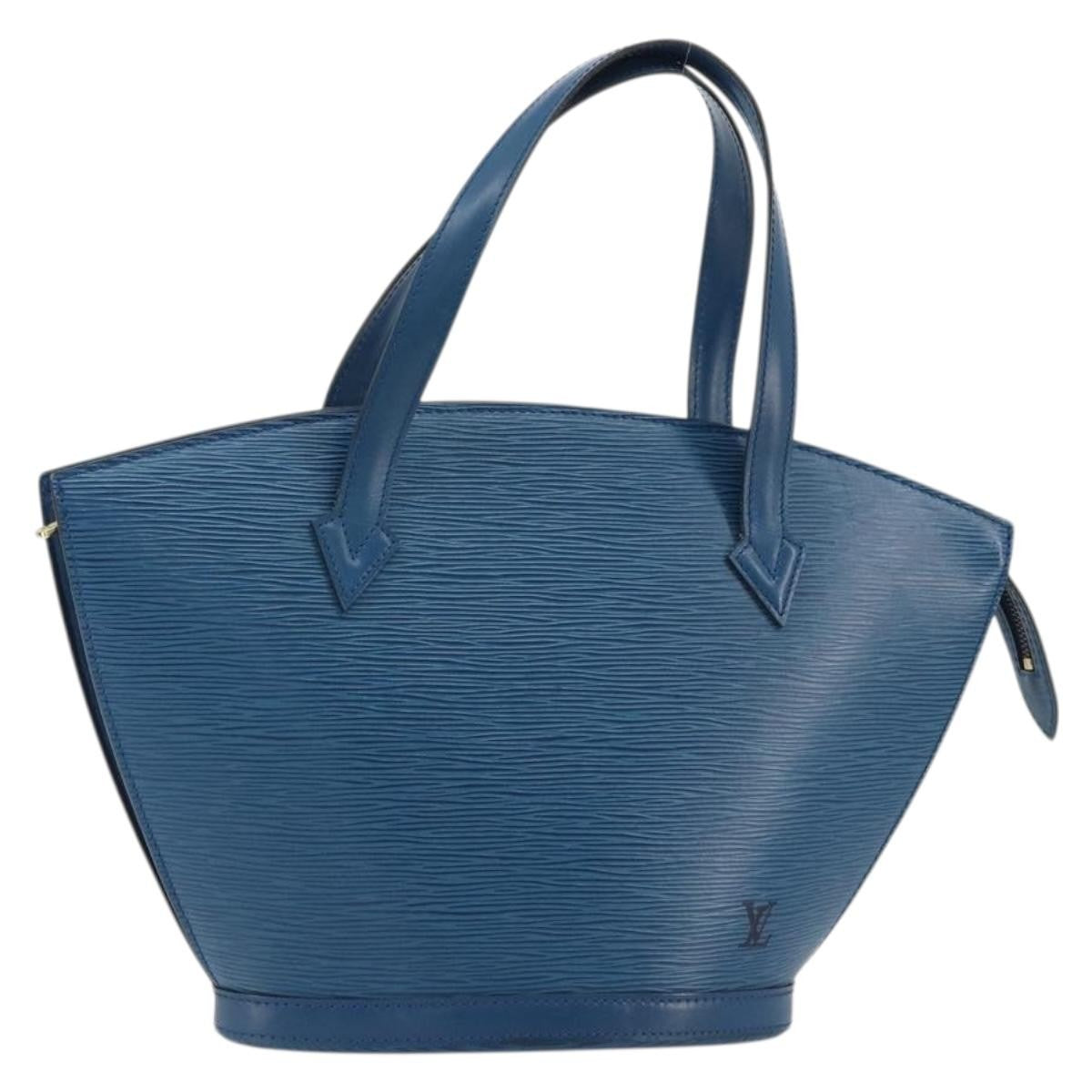 Louis Vuitton Saint Jacques Epi Leather Blue Leather Handbag (Pre-Owned)
