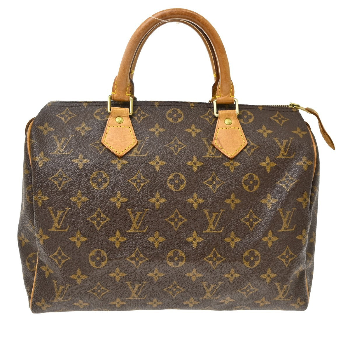 Louis Vuitton Speedy Monogram Brown Canvas Handbag (Pre-Owned)