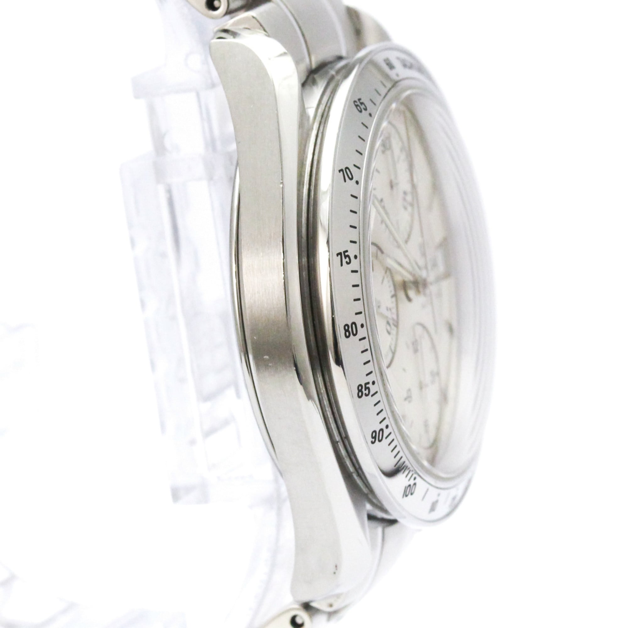 Omega Speedmaster Date Chronograph Automatic Stainless Steel Watch (Pre-Owned)
