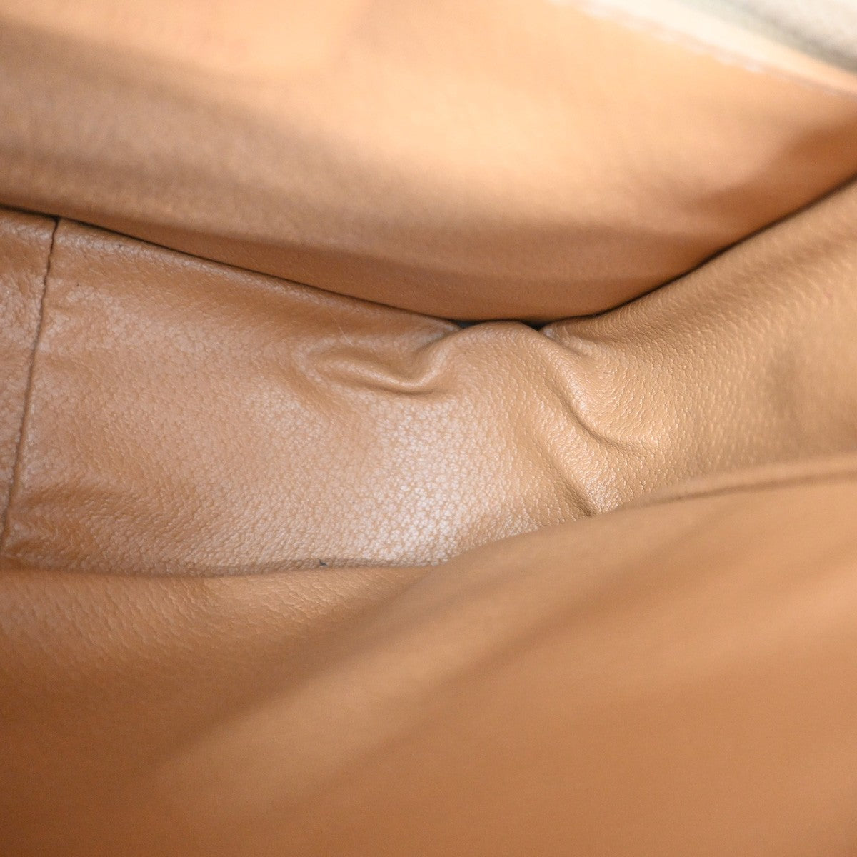 Celine Vintage Macadam Canvas And Leather Beige Canvas Shoulder Bag Bag (Pre-Owned)