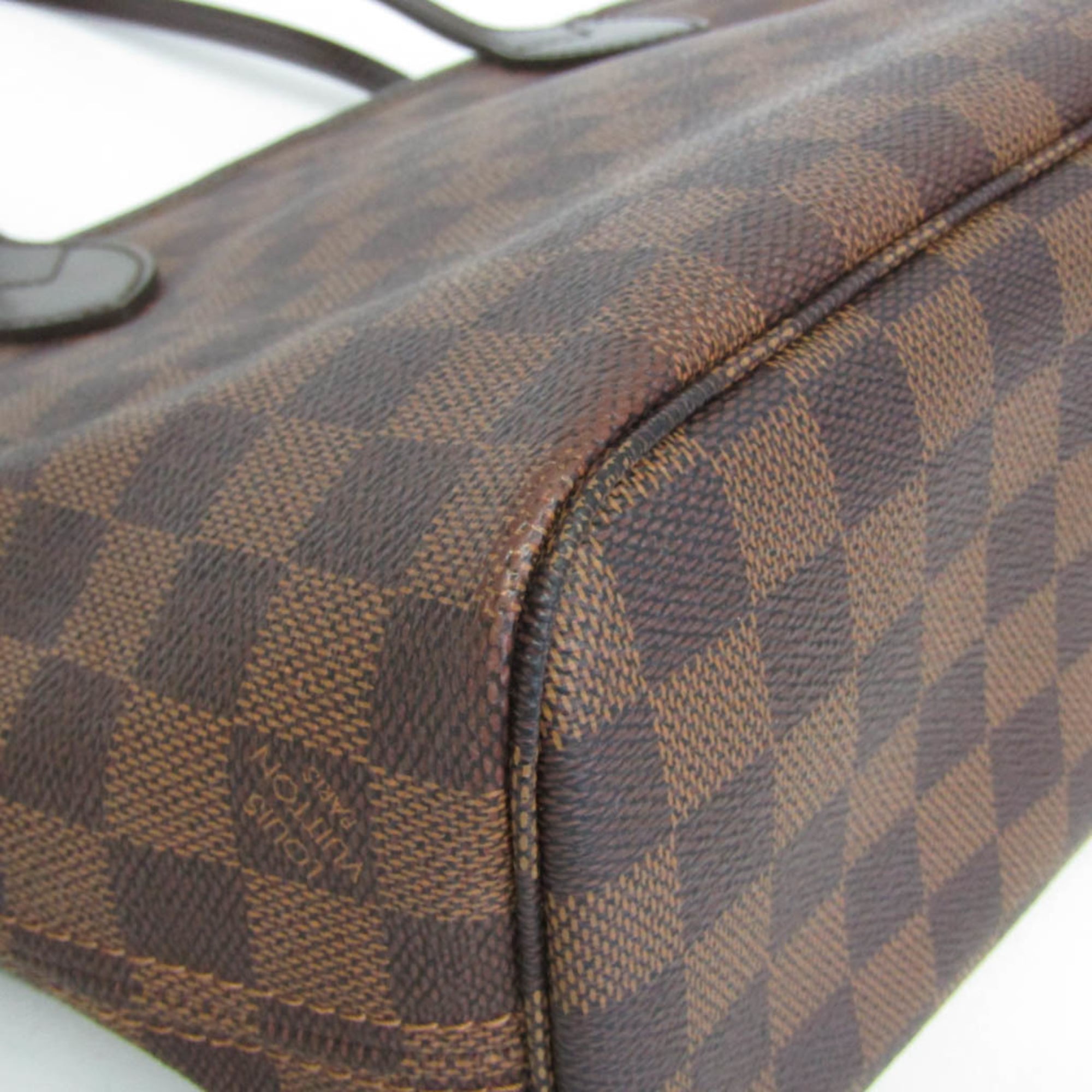 Louis Vuitton Neverfull Damier Brown Canvas Tote Bag Bag (Pre-Owned)
