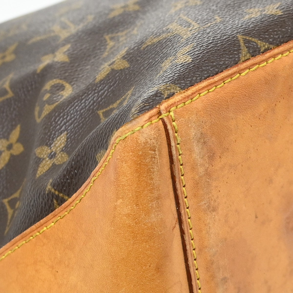 Louis Vuitton Cabas Mezzo Monogram Canvas Brown Canvas Tote Bag Bag (Pre-Owned)