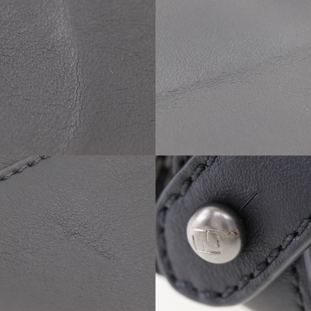 Fendi Peekaboo Iconic Fit Leather Black Leather Briefcase Bag (Pre-Owned)