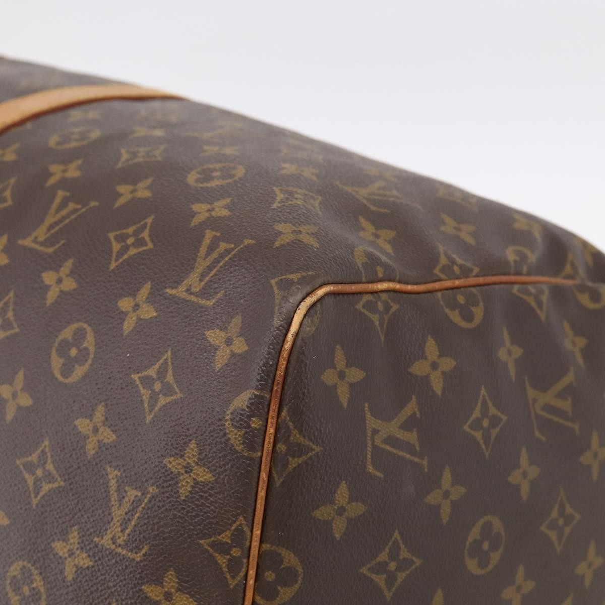 Louis Vuitton Keepall Monogram Canvas Brown Canvas Travel Bag Bag (Pre-Owned)