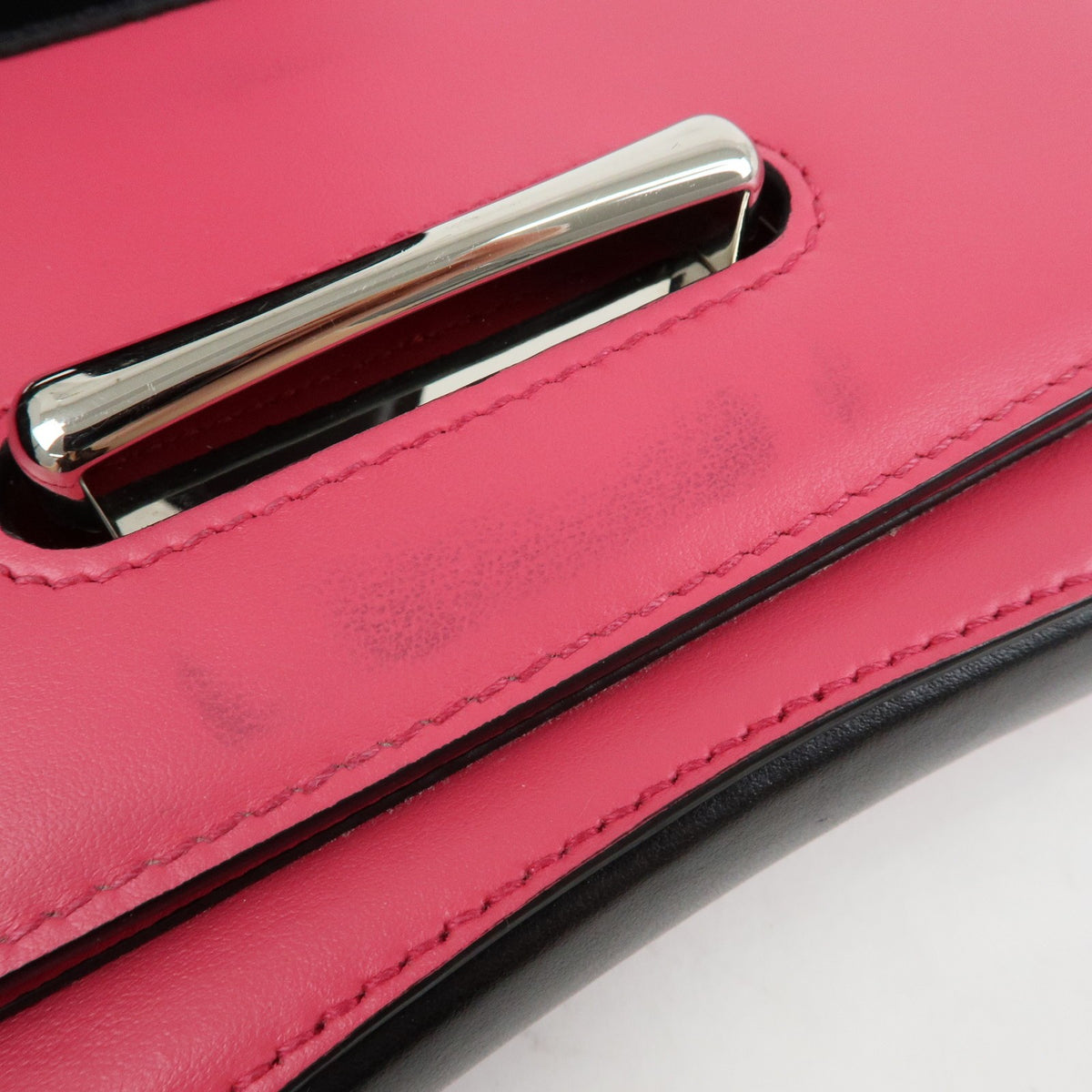 Prada Sidonie City Calf Pink Leather Shoulder Bag Bag (Pre-Owned)