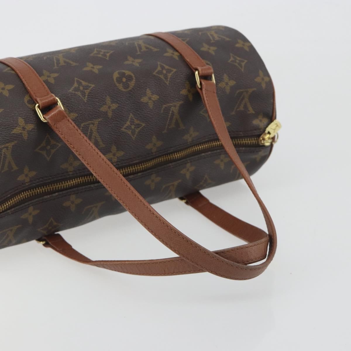 Louis Vuitton Papillon Monogram Brown Canvas Handbag (Pre-Owned)