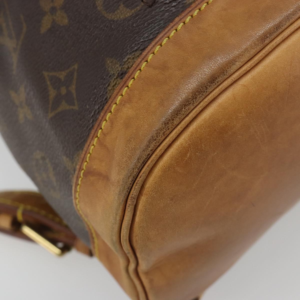 Louis Vuitton Vintage Montsouris Monogram Canvas Brown Canvas Backpack Bag (Pre-Owned)