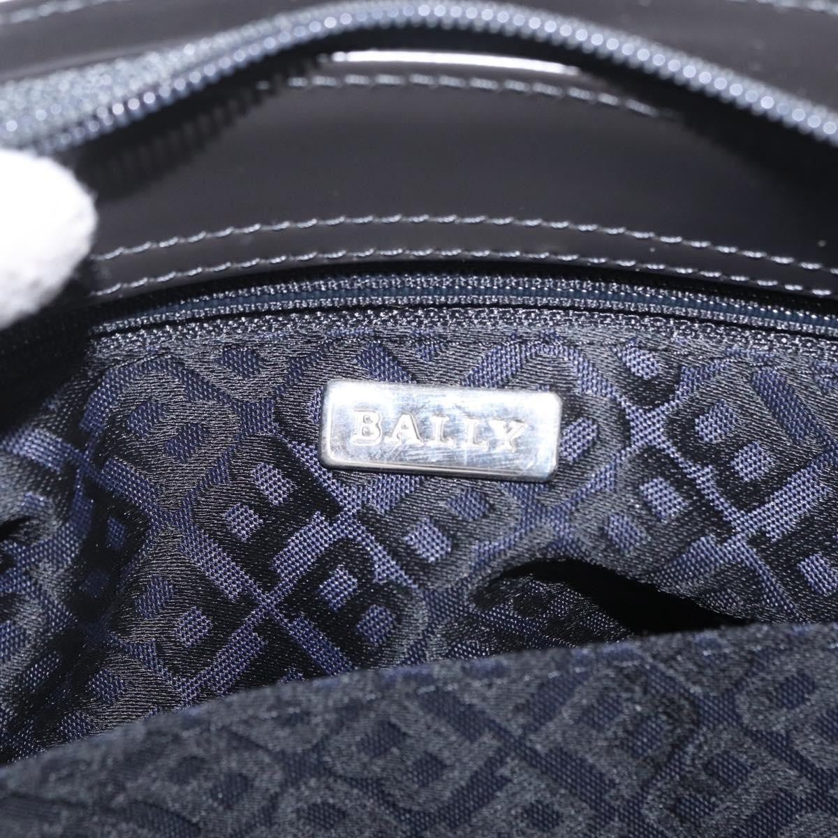 Bally Handbag Quilted Nylon Black Nylon Handbag (Pre-Owned)