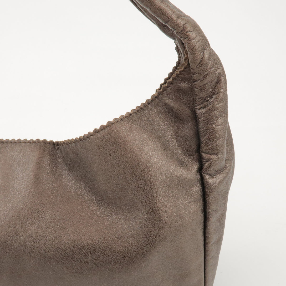 Loewe Anagram Leather Brown Leather Tote Bag Bag (Pre-Owned)