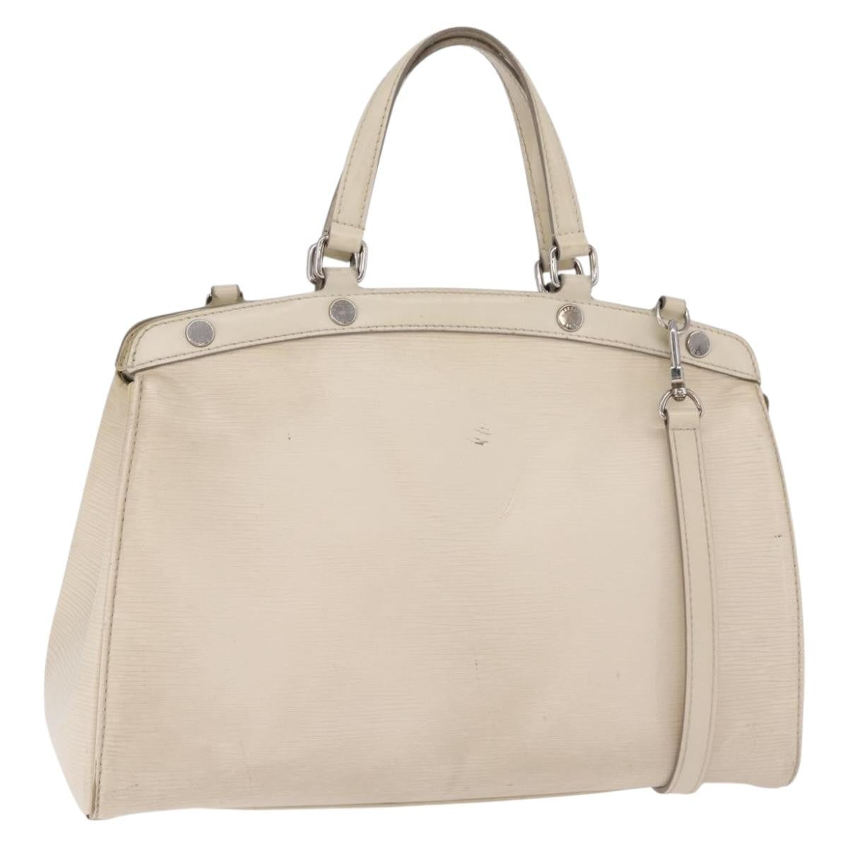 Louis Vuitton Brea Epi Leather White Leather Handbag (Pre-Owned)